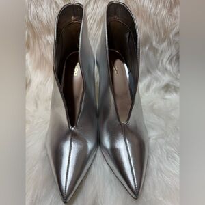 Aldo Silver Ankle Boots